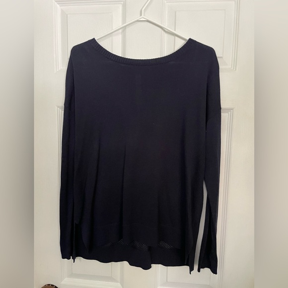 Lululemon Cashmere blend navy blue sweater size 6 - Picture 1 of 3